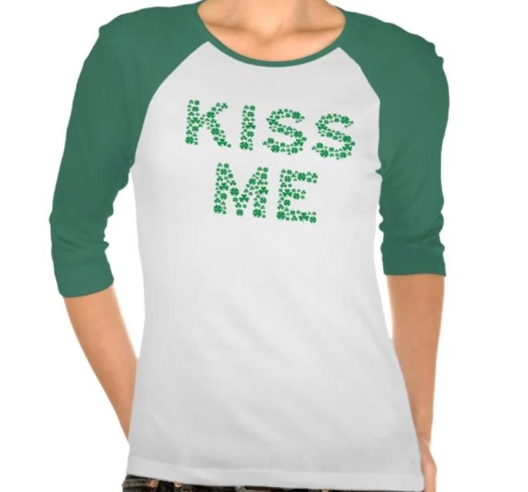 Cozy Kiss Me I'm Irish Printed Leggings