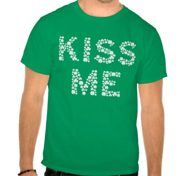 Vintage kiss me im Irish St Patricks Day t shirts