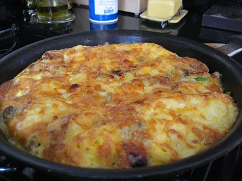 Merriment :: Kitchen sink frittata by Kathy Beymer