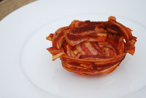 Merriment :: Mac and cheese bacon cups by Not Martha recreated by Kathy Beymer