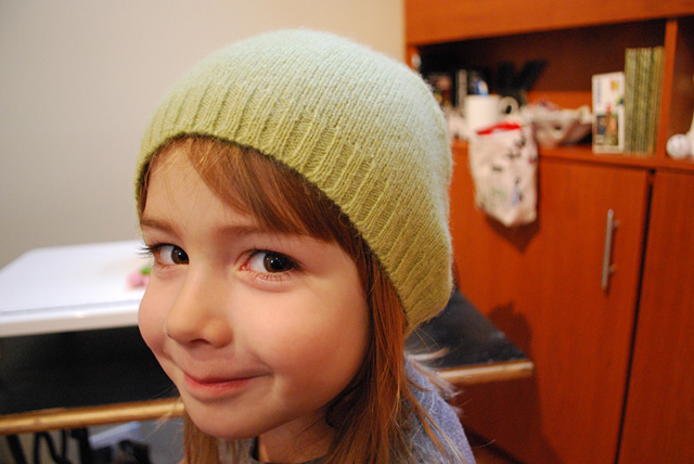 DIY Winter Hat from Recycled Sweaters