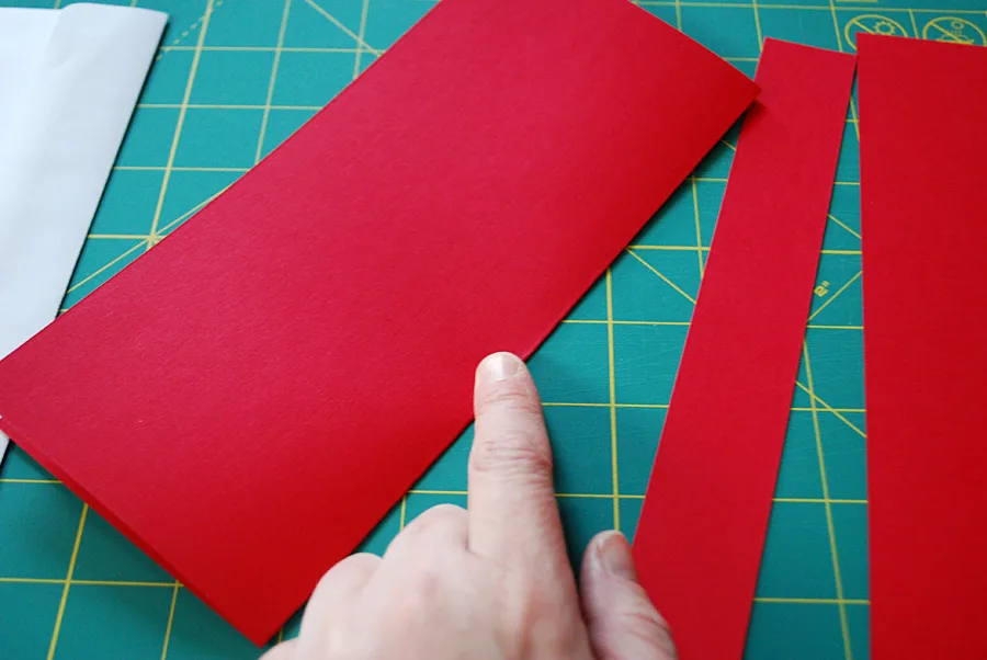 DIY Valentine Card Idea using recycled security envelopes