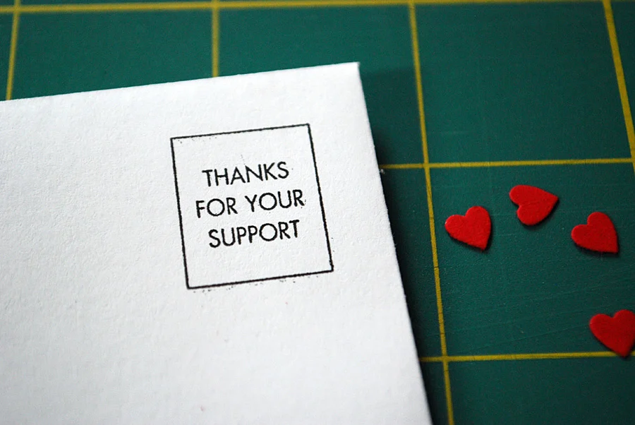 DIY Valentine Card Idea using recycled security envelopes