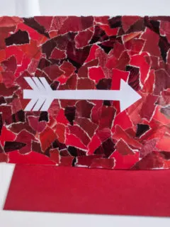 Make DIY Valentine's Day cards using recycled magazines