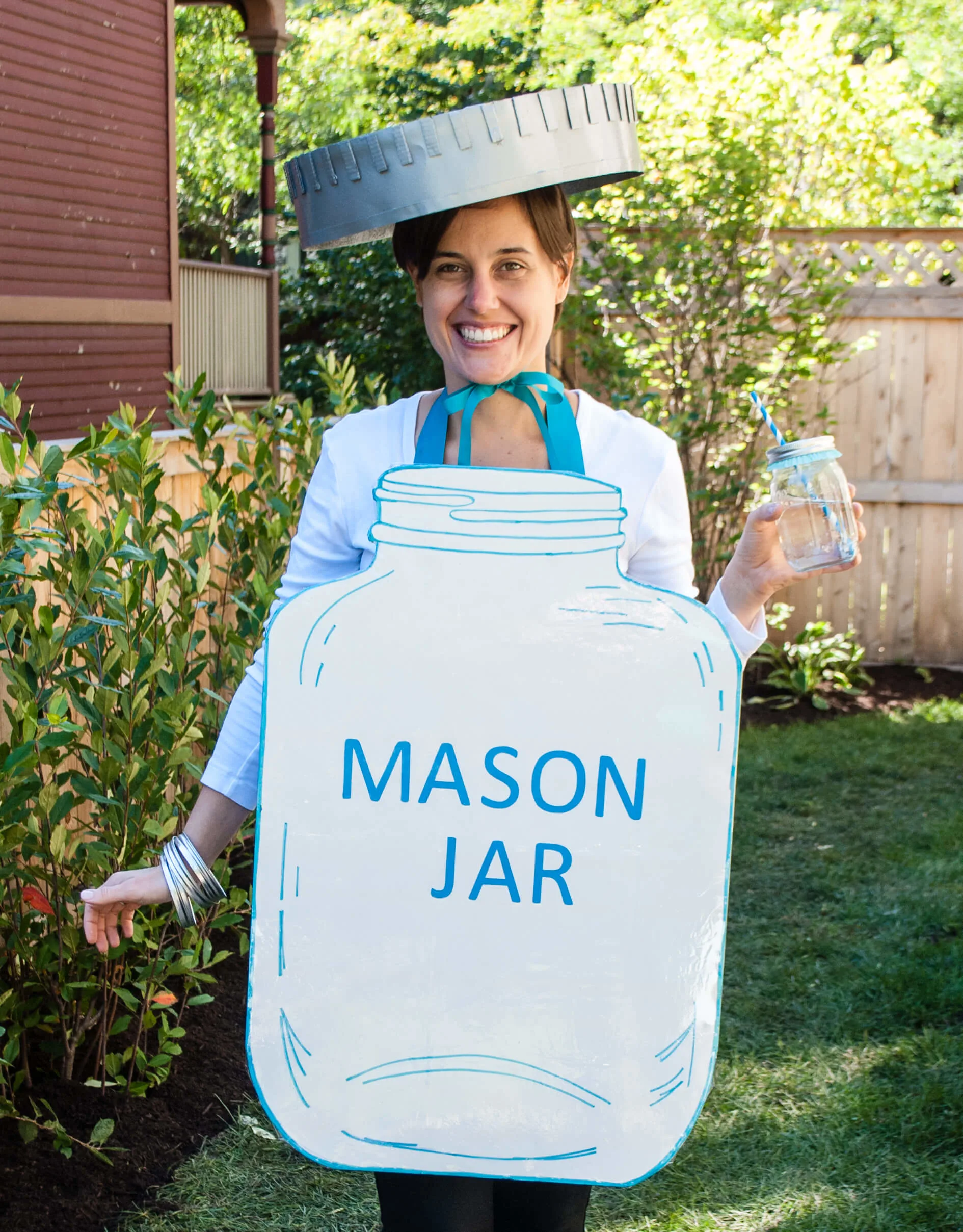 Mason Jar Halloween Costume - Easy DIY Halloween Costume Idea for Women -  Merriment Design