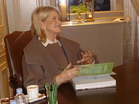 Meeting Martha Stewart at the Entertaining book signing in Chicago