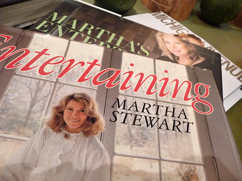Meeting Martha Stewart at the Entertaining book signing in Chicago