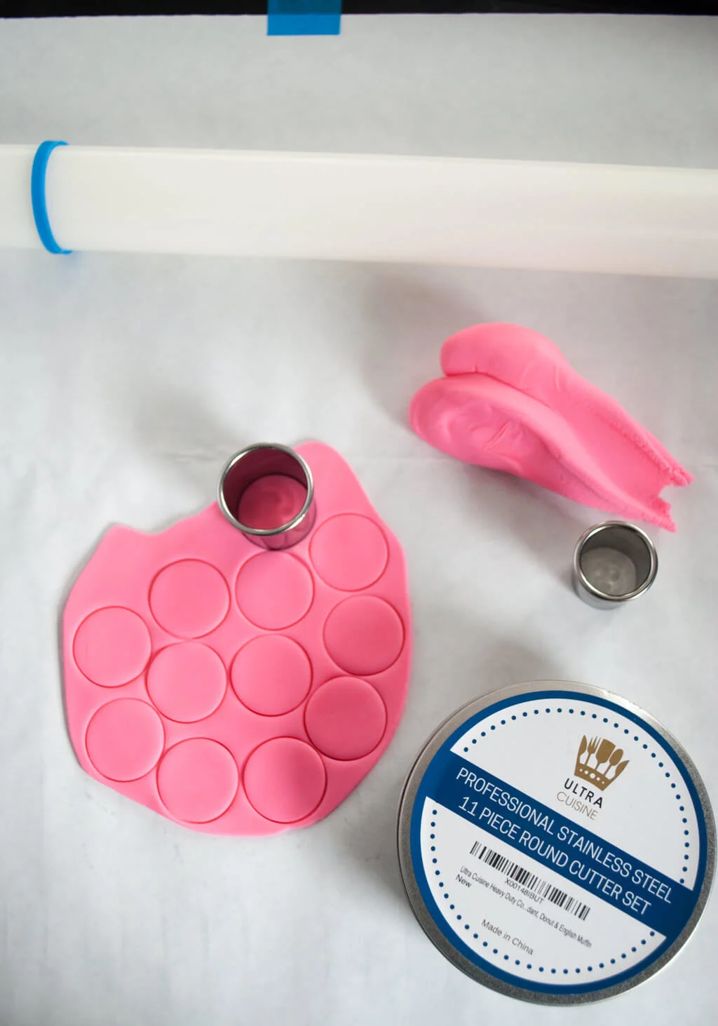 How to make fondant scales for a mermaid cake