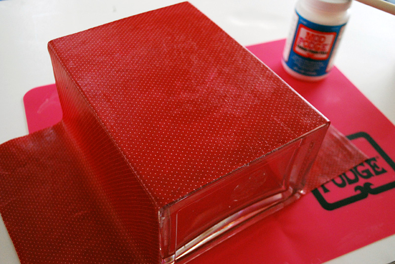 Mod Podge Sparkler Safety Caddy for the Fourth of July