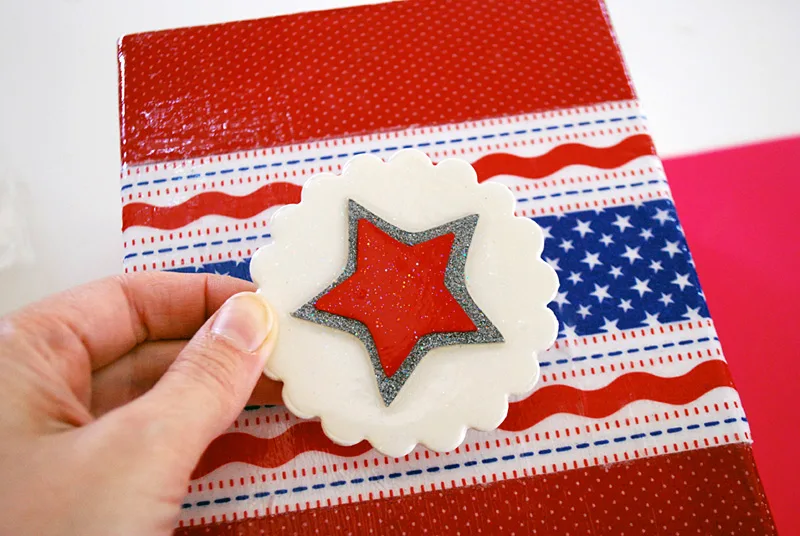 Mod Podge Sparkler Safety Caddy for the Fourth of July