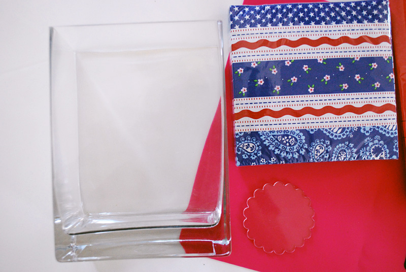 Mod Podge Sparkler Safety Caddy for the Fourth of July