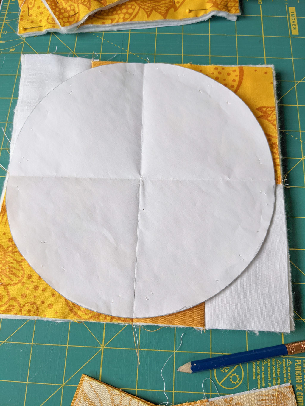 Round potholder free sewing pattern