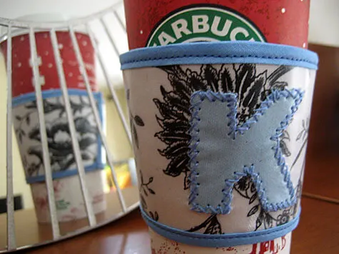 DIY coffee insulator wrap