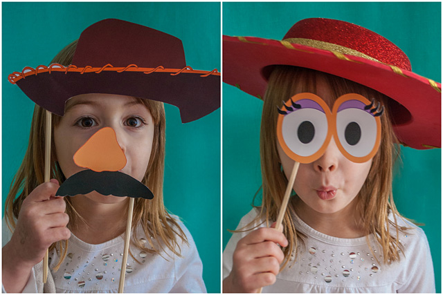 Free printable Toy Story photo booth props