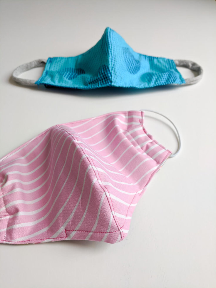 DIY face mask sewing pattern review + how to add nose wire to masks