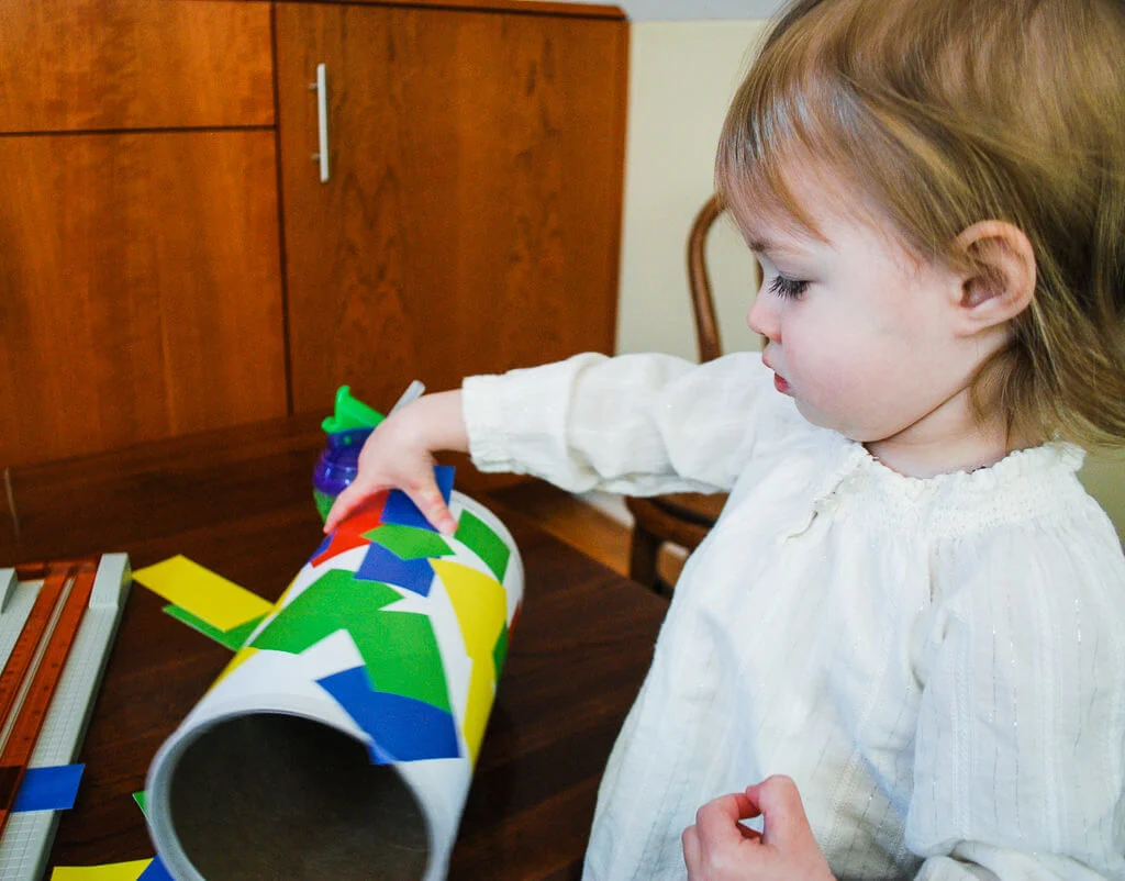 Making a free DIY toddler game activity