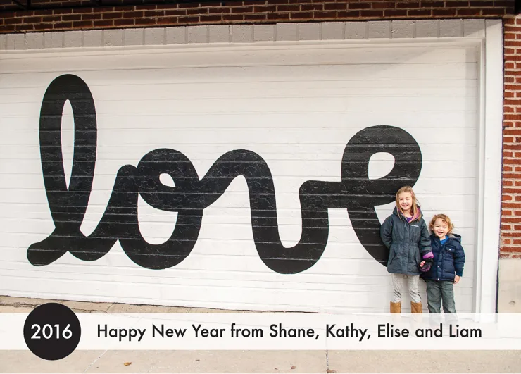 Our 2016 New Year's Card: Measure In Love Our 2016 New Year's Card: Measure In Love
