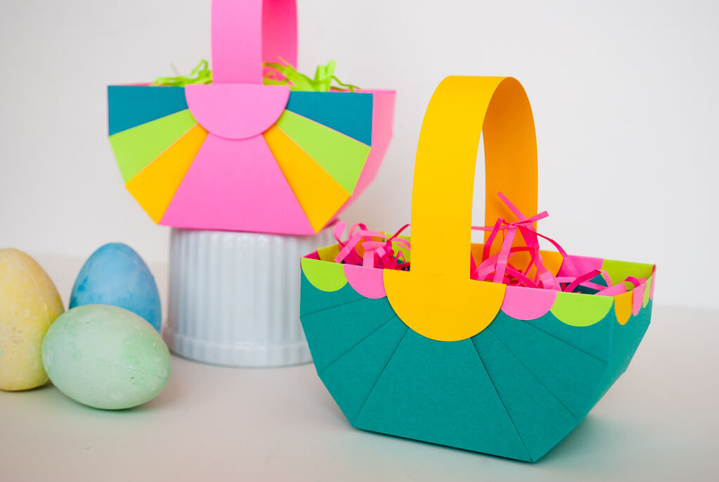 Easy DIY Paper Easter Baskets