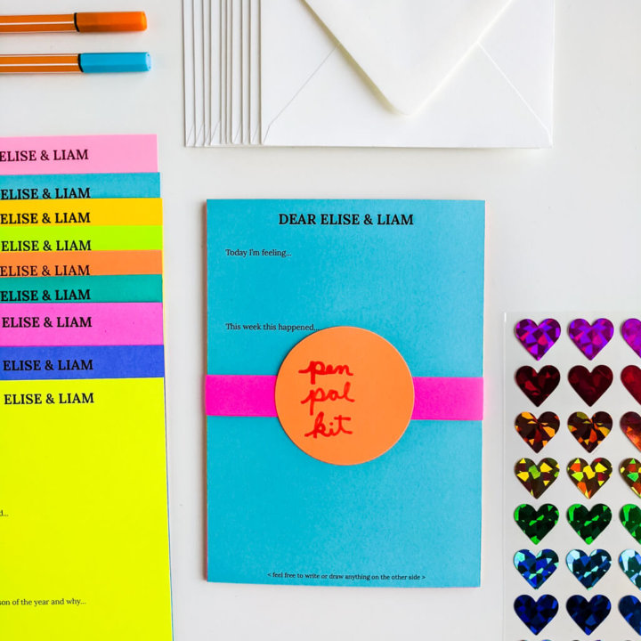 DIY Pen Pal Kit free printable template