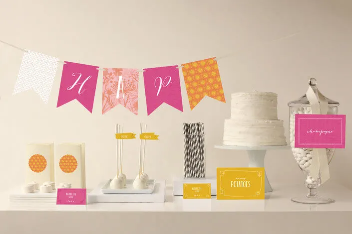 Personalizable Party Decor from Minted
