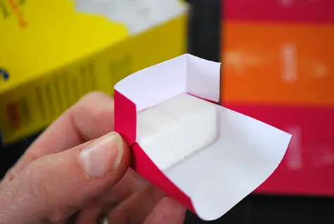 How to make personalized sugar cubes wrappers, how to wrap sugar cubes tutorial instructions and free printable template