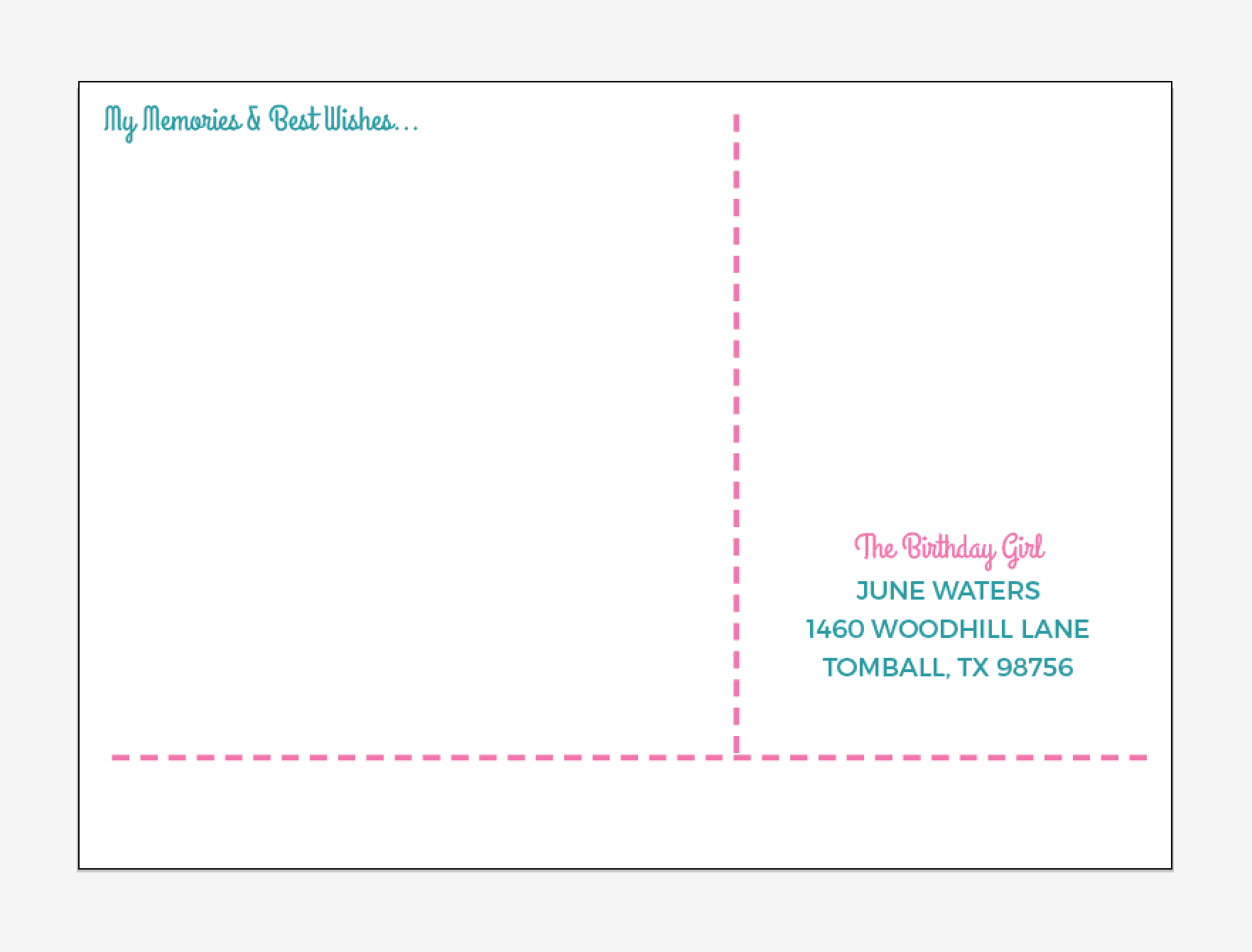 Here's a memorable and fun milestone birthday idea: a mailbox stuffed with personalized watercolor birthday postcards with well wishes from family and friends! Make them for 60th, 65th, 75th, 70th, 80th, 50th, 40th, 90th, 100th birthdays.