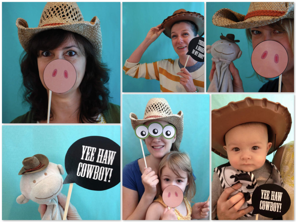 Toy Story photo booth birthday party idea