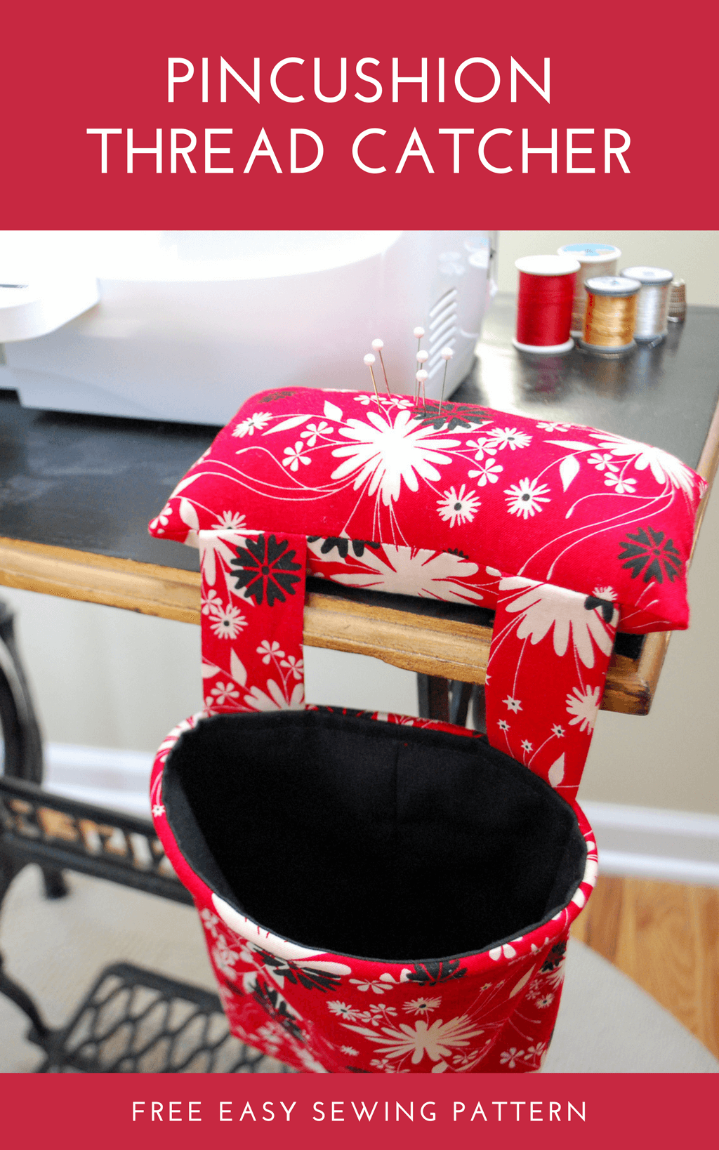 Pincushion thread catcher Merriment Design