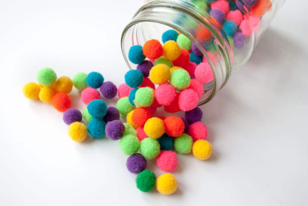 Mini pom pom craft ideas