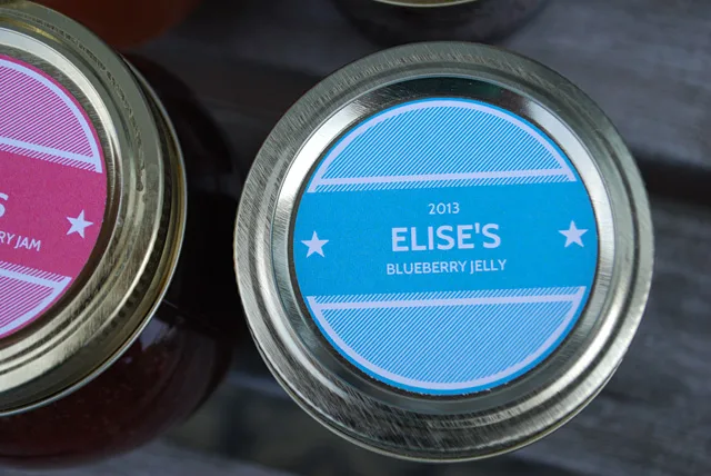 Personalized Canning Jar Labels