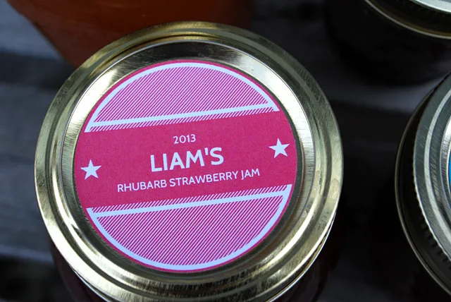 Personalized Canning Jar Labels