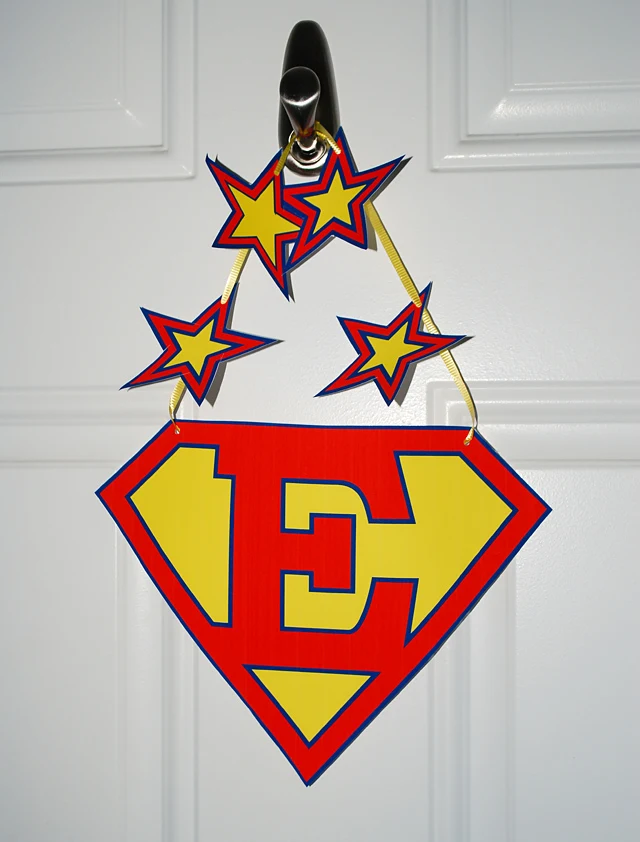 Printable Superman Birthday Party Banner Plus Printable Iron-On for a Super Hero Birthday Party