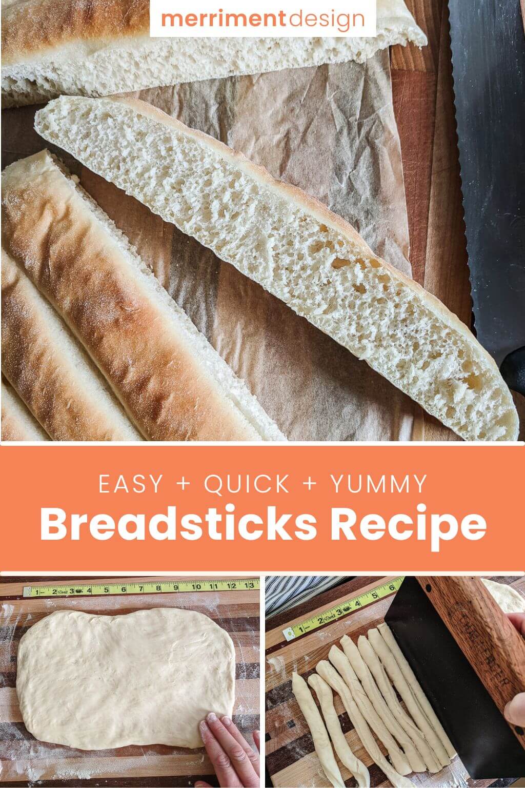 Quick and Easy Homemade Breadsticks Recipe