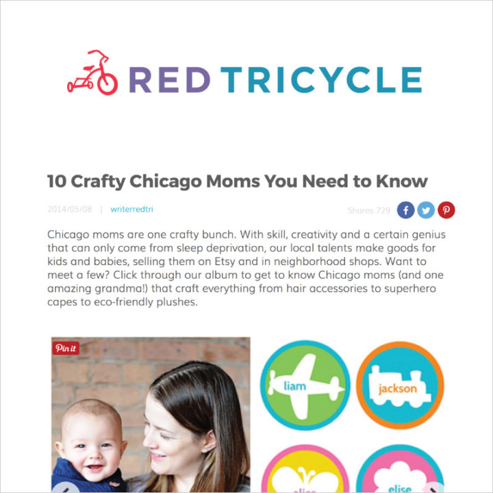 Kathy Beymer from Merriment Design featured in Red Tricycle