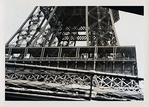 Merriment :: Retro Paris Photo Notecards and A2 Size Envelope Template