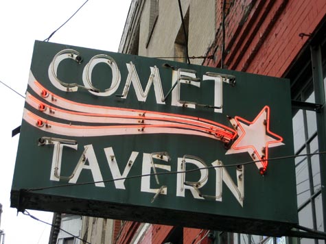Merriment :: Seattle Comet Tavern Neon Sign by Kathy Beymer