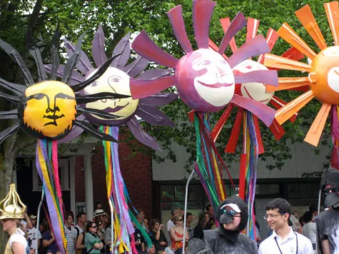 Merriment :: Seattle Summer Solstice Parade by Kathy Beymer