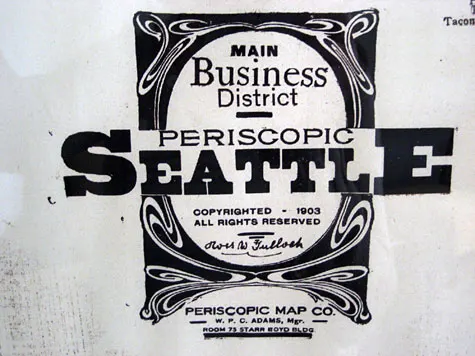Seattle :: Business District Map by Kathy Beymer