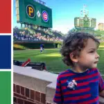 September color palette inspiration: Cubs at Wrigley Field