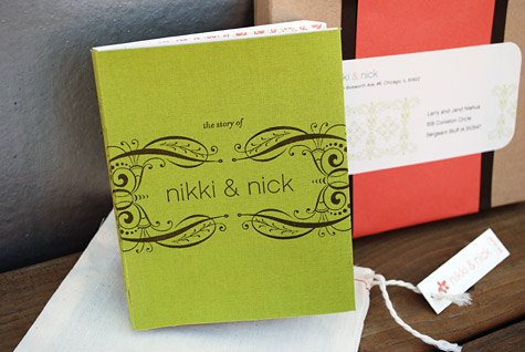Smythe Sewn Letterpress wedding book DIY by Nikki LoBue