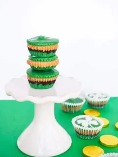 St. Patrick's Day Green Chocolate Peanut Butter Cups