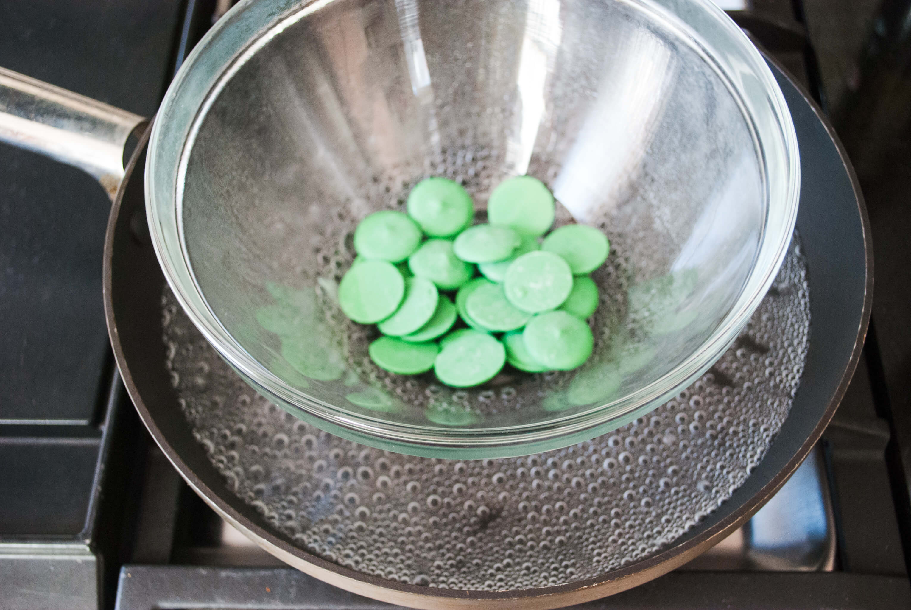 St. Patrick's Day Chocolate Peanut Butter Cups Recipe. Make these lucky green chocolate peanut butter cups for your little leprechauns.