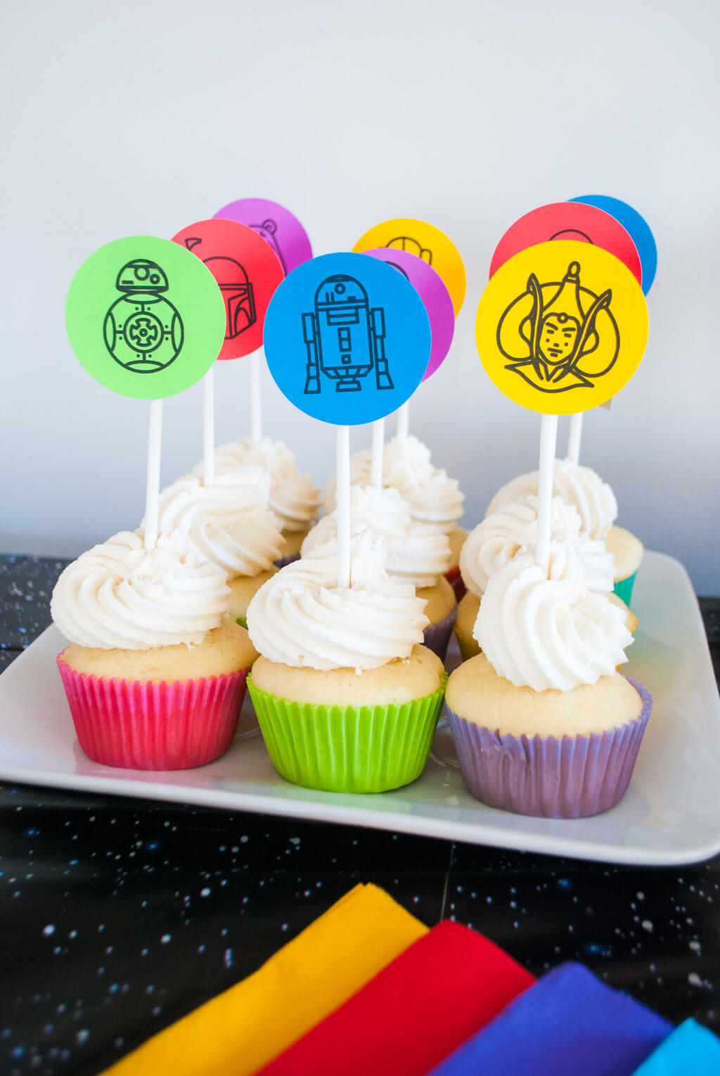 star wars cupcake liners