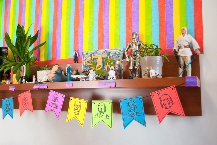 DIY Star Wars Free Printable Birthday Banner Bunting