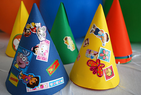 How to host a Stickers Birthday Party for kids with free custom sticker templates