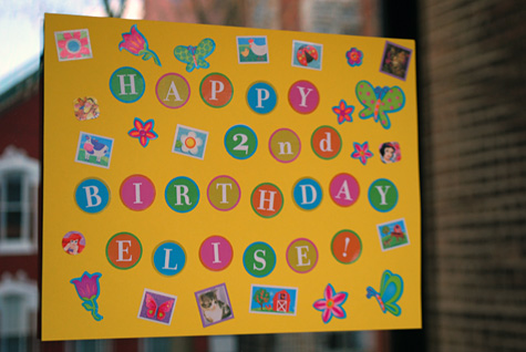 How to host a Stickers Birthday Party for kids with free custom sticker templates