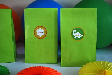 How to host a Stickers Birthday Party for kids with free custom sticker templates