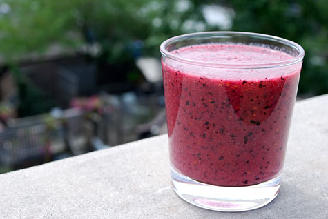 Merriment :: Fall to Summer Berry Cider Smoothie by Kathy Beymer