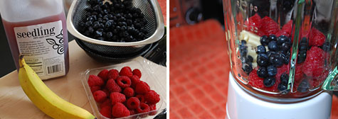 Merriment :: Summer to Fall Berry Cider Smoothie by Kathy Beymer