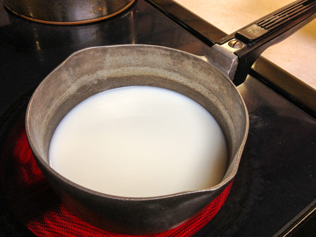 How to scald milk